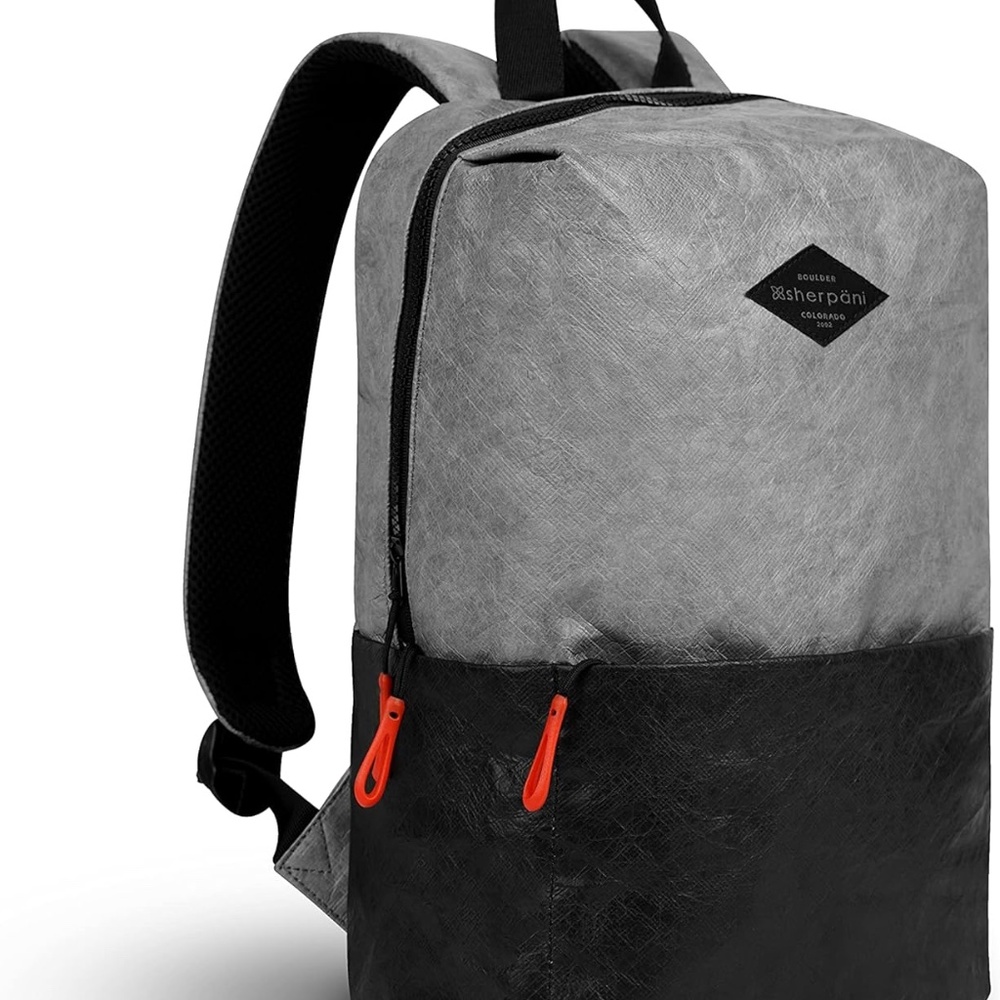 Sherpani Mia Ultralight Tyvek Backpack (Pewter/Black) - Retired style